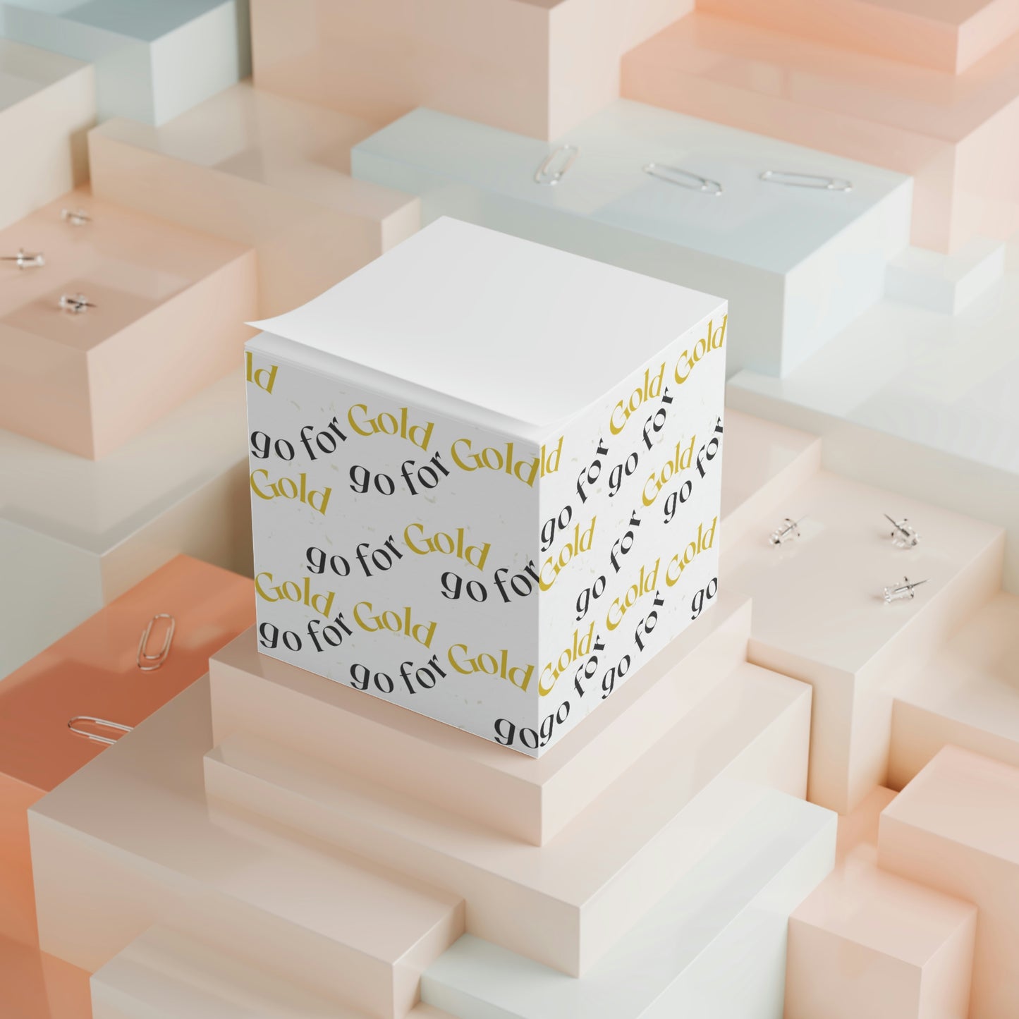 Go for Gold Note Cube