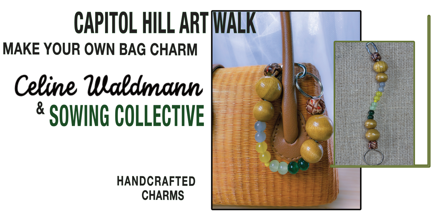 Celine Waldmann • Bag Charm Workshop • Capitol Hill Art Walk 4.9.2026