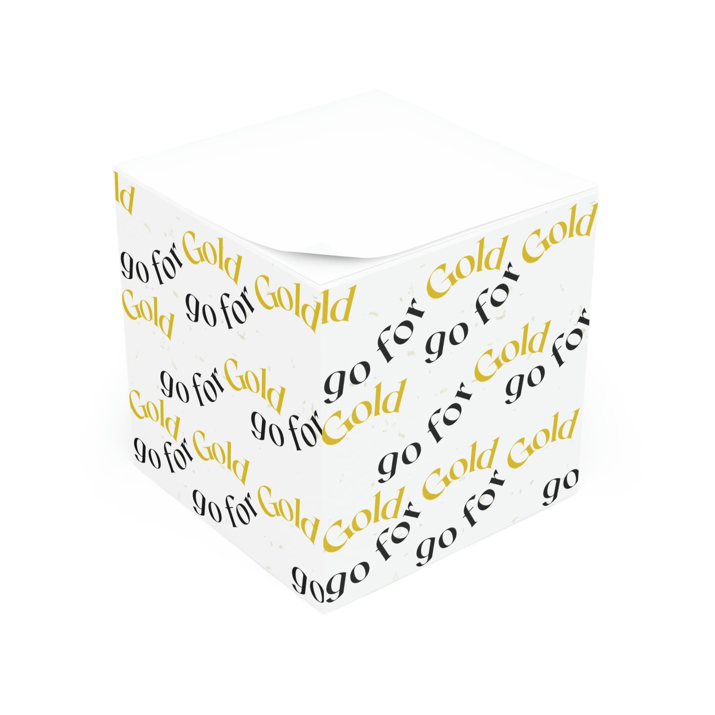 Go for Gold Note Cube