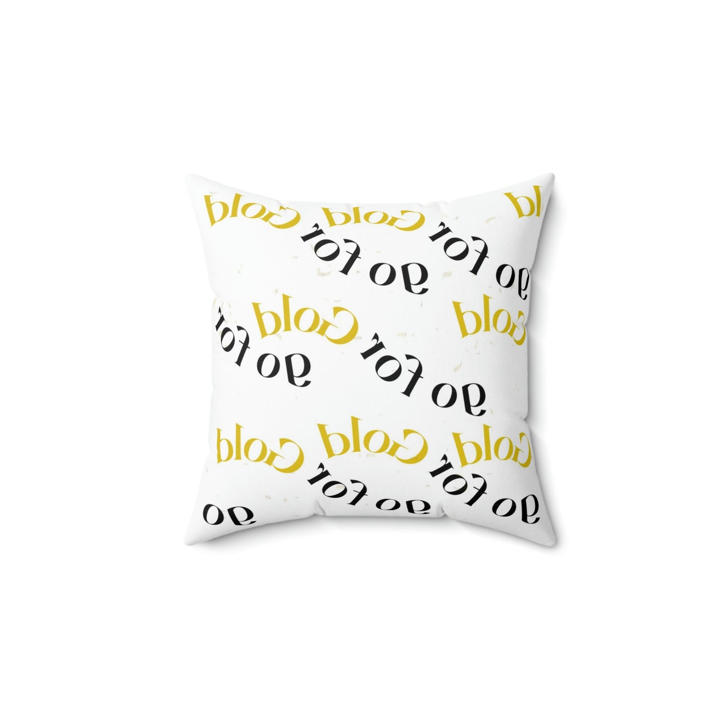 Go for Gold Square Pillow